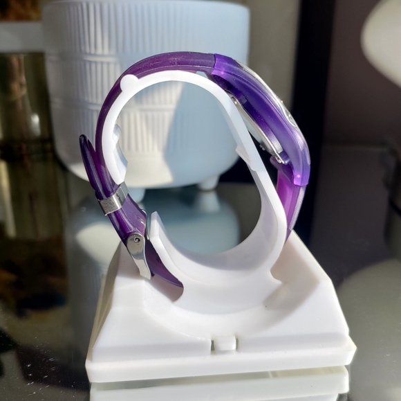 Purple Jelly Style Prestige Medical Nurse Watch Stainless Steel Bezel in - Picture 6 of 10